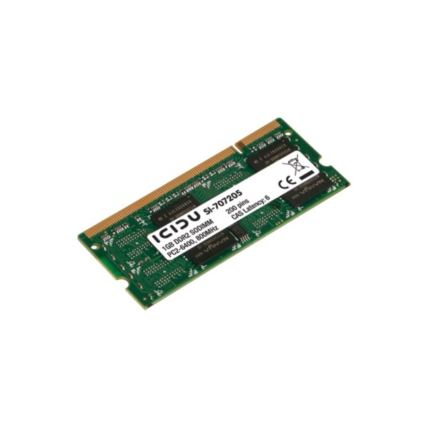 Notebook 1GB DDR2 800MHz Geheugen ICIDU