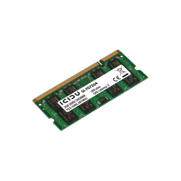Notebook 2GB DDR2 667MHz Geheugen ICIDU
