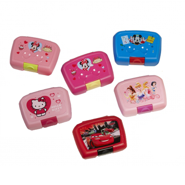 Broodtrommel Hello Kitty - Princess - Minnie Mouse- Mickey Mouse - Cars